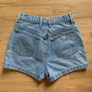 VINTAGE GUESS Denim Shorts- size 29 tag, 26 modern